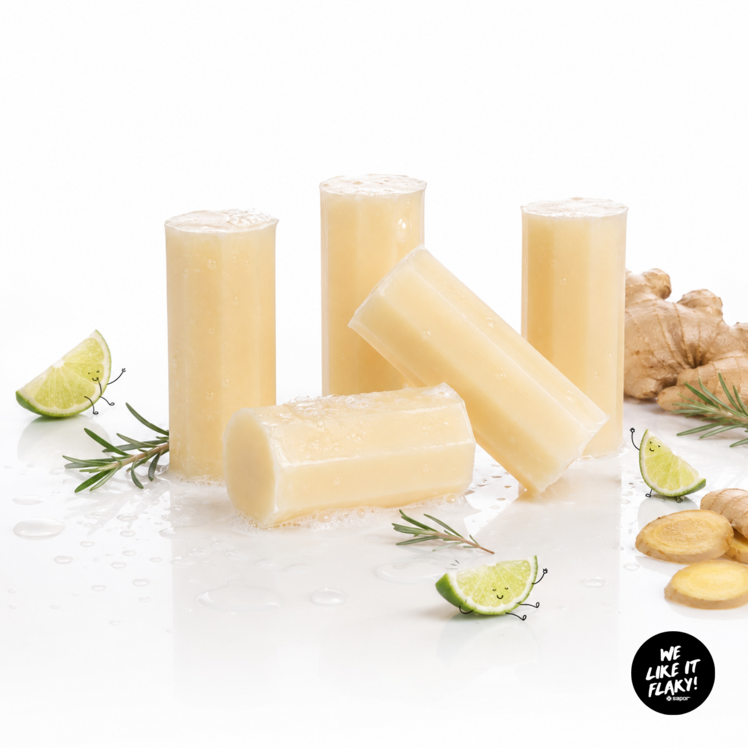 GRUNELLA Mühlenseife - Ingwer Rosmarin Limette