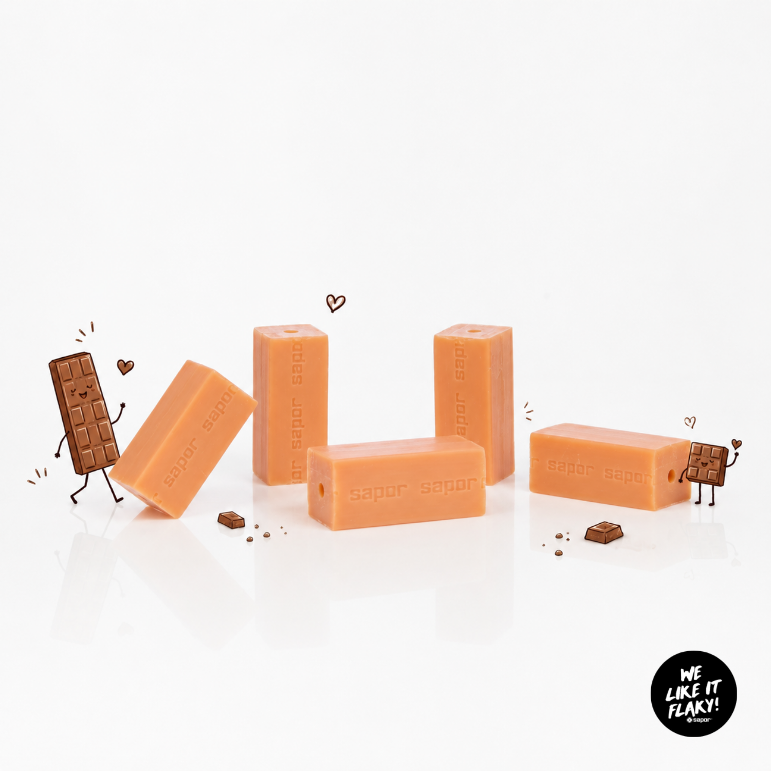 SAPOR Trockenseife - Schokolade Shea Butter