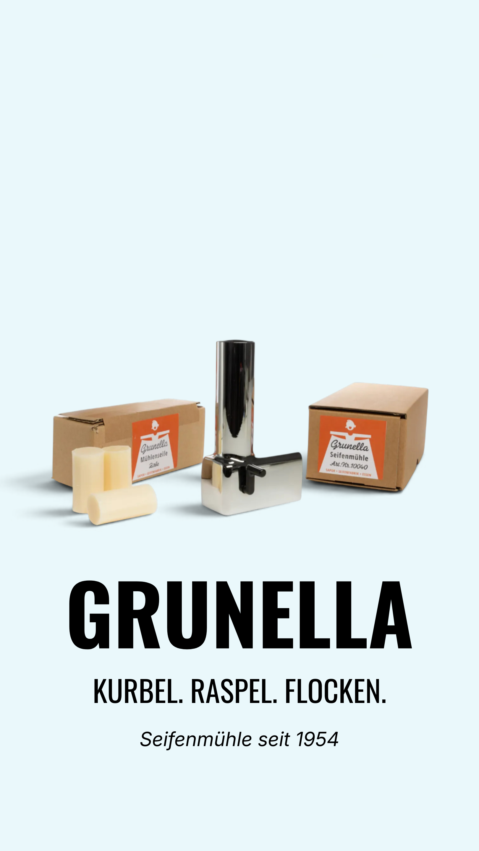 GRUNELLA – Seifenmühle seit 1954