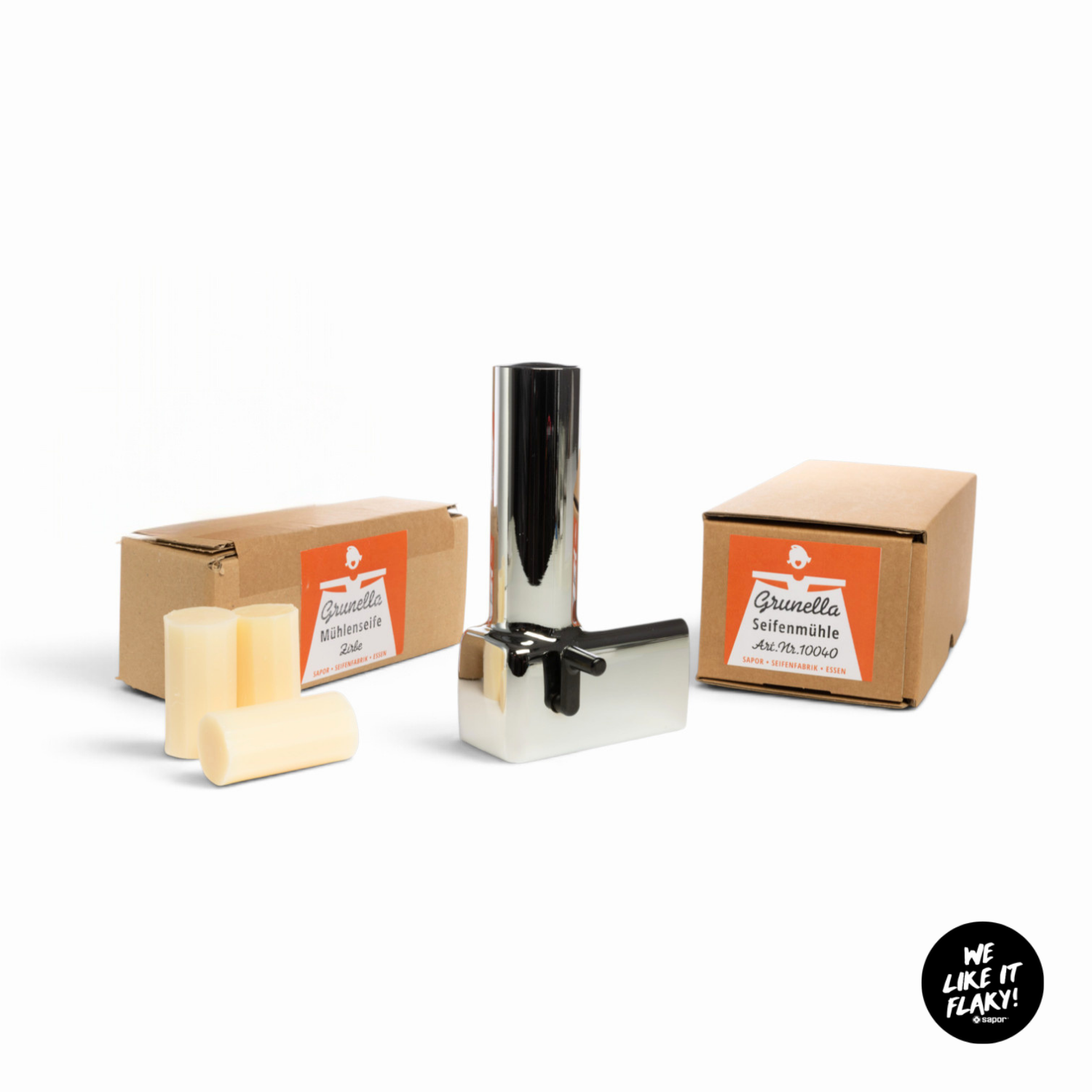 Seife, Mühle, Zubehör, Stift, Holzbox