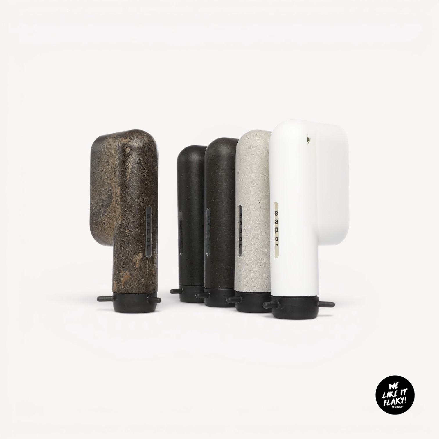 sapor Trockenseifenspender nova herba - Gras grau