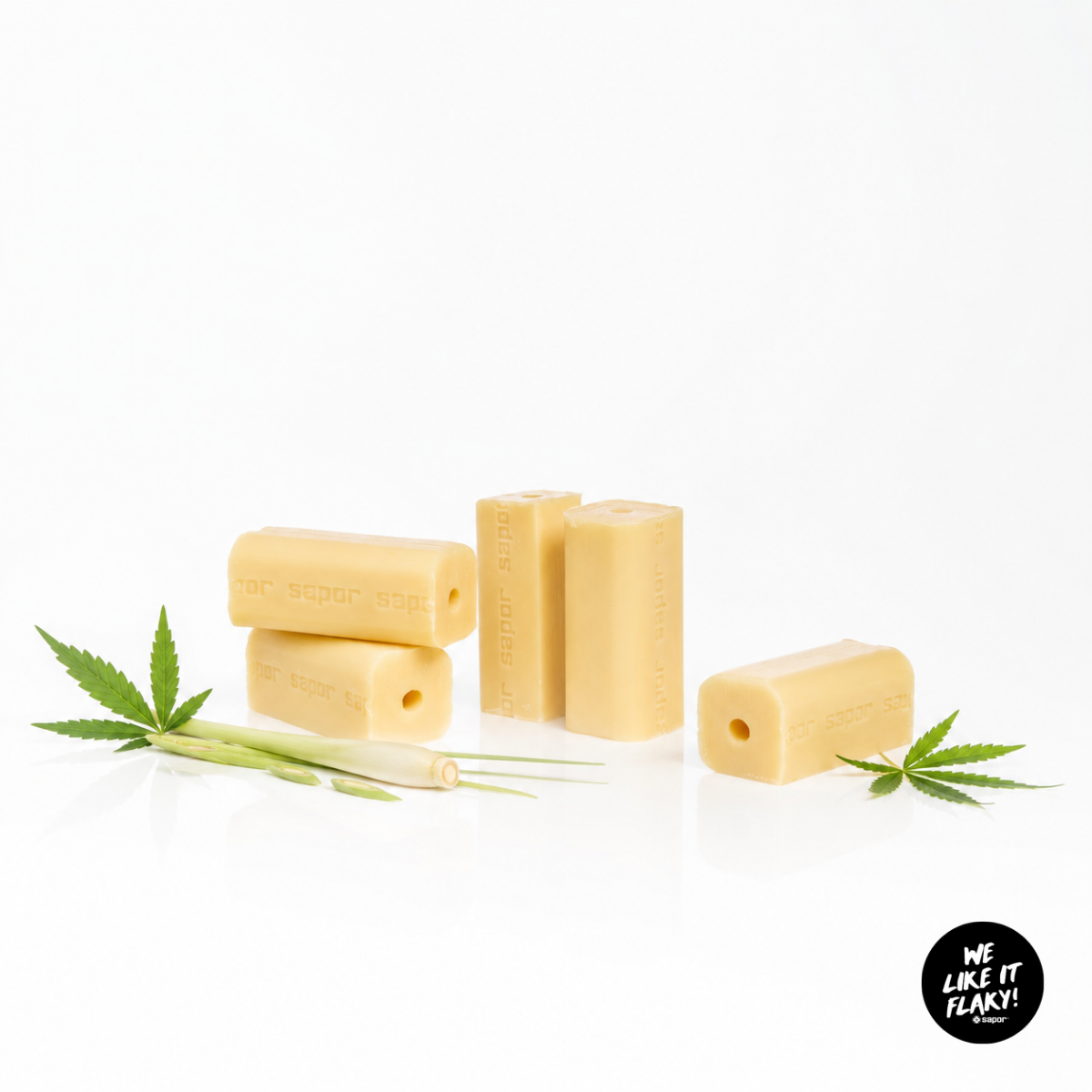 SAPOR Trockenseife - Lemongrass Hanf Zitronengras